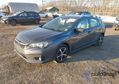 2021 Subaru Impreza Premium 5-Door z USA, uszkodzony, nr VIN 4S3GTAD60M3707257